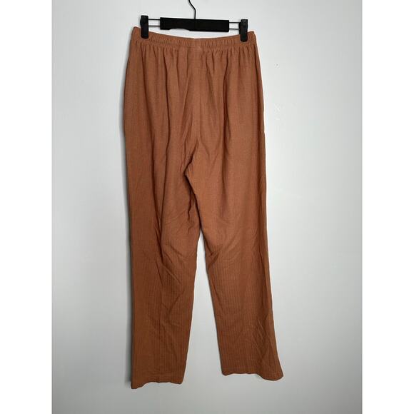 L.L Bean Women's Vintage‎ Rust Cotton Linen Drawstring Loose Fit Pants Size M - Picture 7 of 8